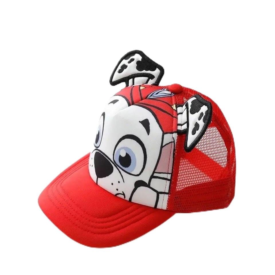 Paw patrol caps hats sun adjustable hat for toddlers and children kids summer hats baseball sun protection boys and girls hat (Chase, Skye, Marshall) (3-10 years)