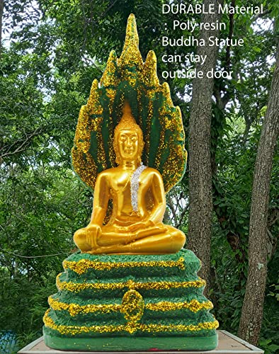 Estatua Buddha Thai de los Siete Días 8 in miniatura 5