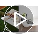 Image of BLUMUNO Study Desk /Multipurpose Table /Computer Desk /Desk Table /Work Desk /Foldable Table /wfh Essential (White Oak Finish)