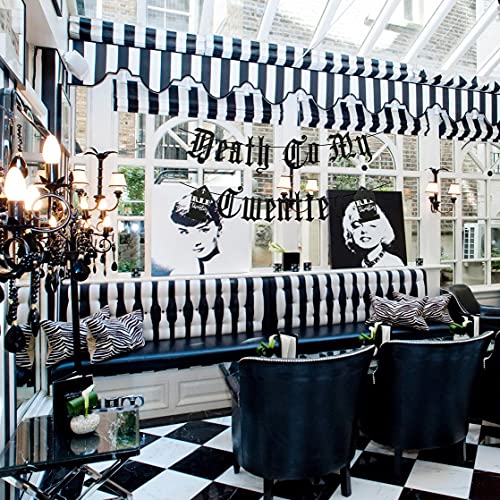 Black Glittery Death To My Twenties Banner, 30th Birthday Banner, Death to My 20s, Funeral for My Youth 30th Birthday for Women Lady 30th Birthday Party Decorations (Pre-Assembled) 3 Black Glittery Death To My Twenties Banner, 30th Birthday Banner, Death to My 20s, Funeral for My Youth 30th Birthday for Women Lady 30th Birthday Party Decorations (Pre-Assembled) - Image 4