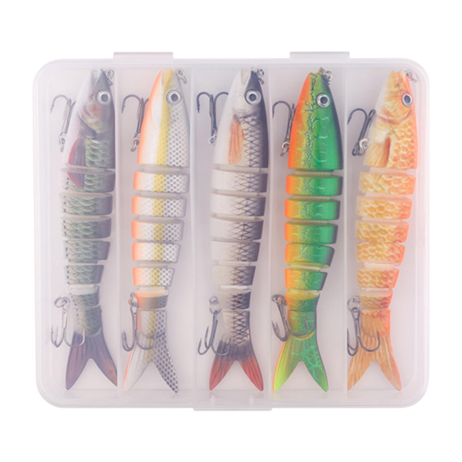 CAQYPVH Swimbaits of Multiple Joints of Fishing for A Slow Sinking Gift, 5pcs