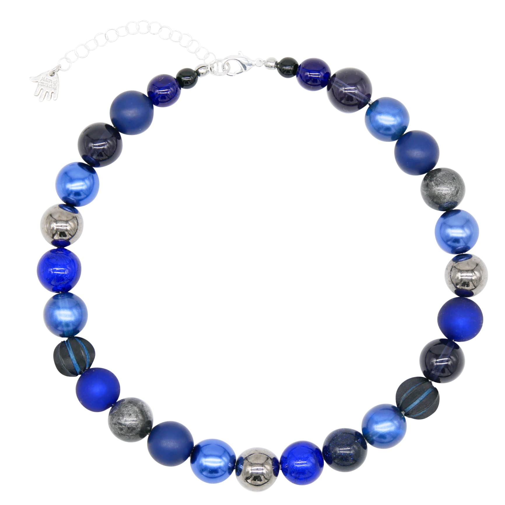 Perlenkette Halskette Damen Handmade 45 cm Statement Kette | Ketten aus Perlen Choker Halsband aesthetic Necklace Schmuck Beads Perlenkette für Frauen