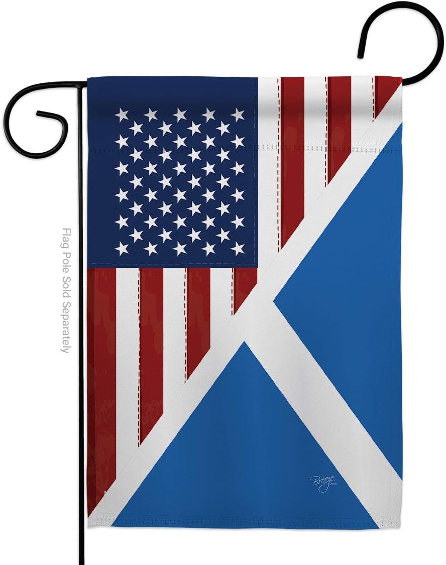 Breeze Decor FS-G-108390-IP Regional American Alliance World Country Particular Area US Scotland Friendship, Made in USA