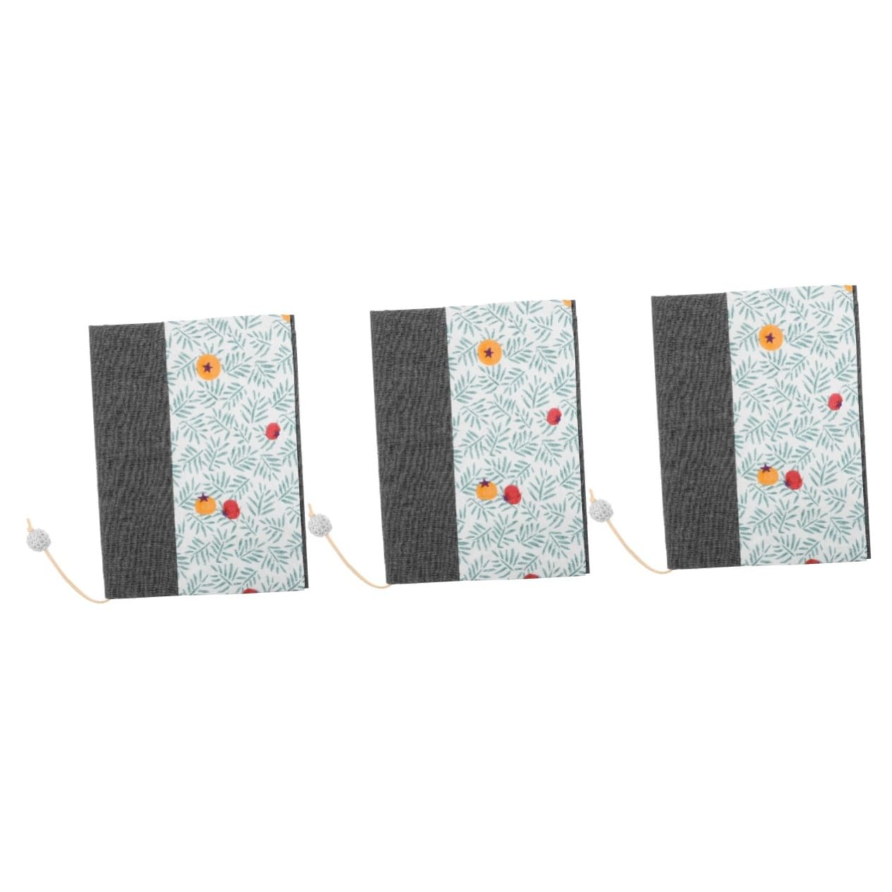 Tofficu 3pièces Housse De Tissu Décorative Protège Élégant Accessoire De Lecture Tissu Artisanal Couverture De