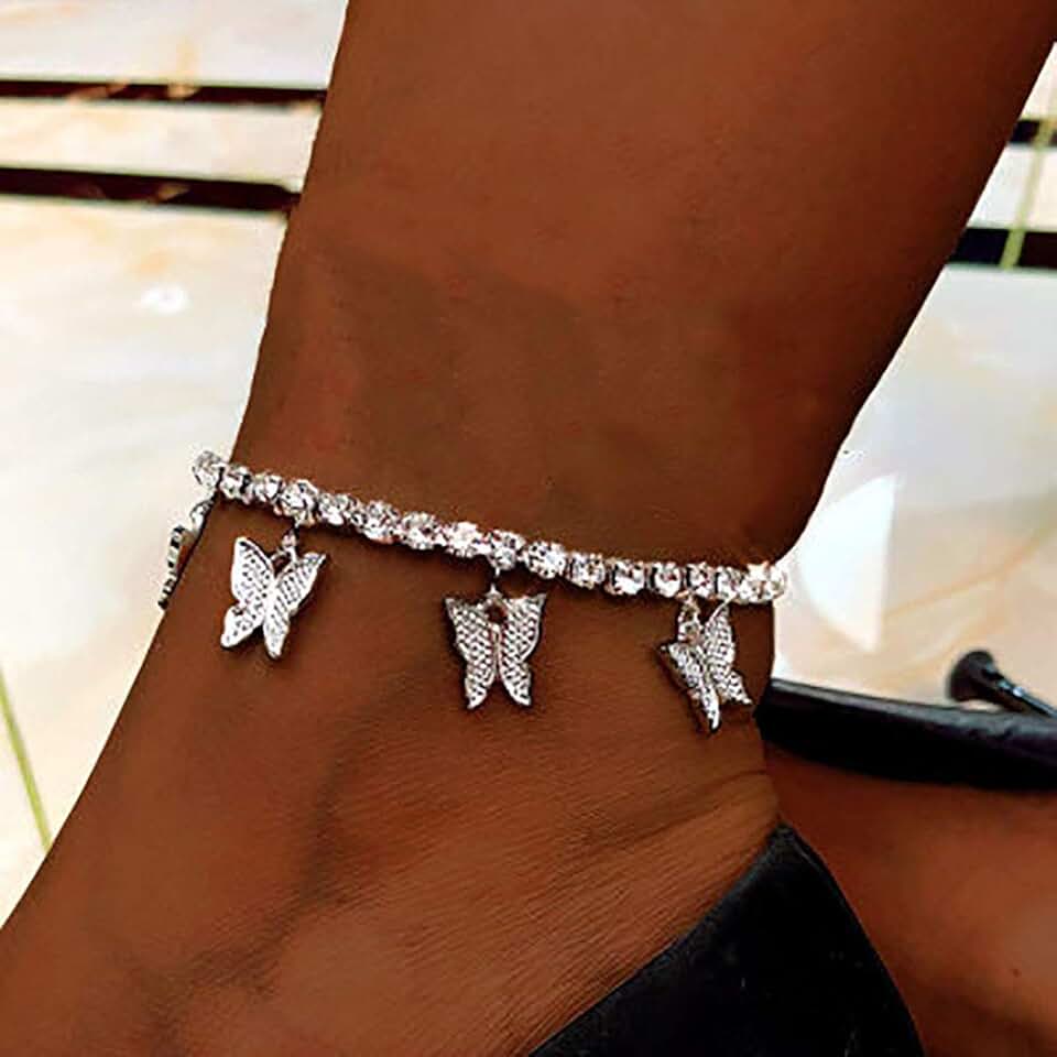 diamond anklets