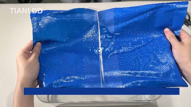 Image of TIANLDD Clear Waterproof Vinyl Repair Tape for Boat Covers,Tents,Tarp,RV Awning，Fabric Repair Tape-3.3IN x 15FT