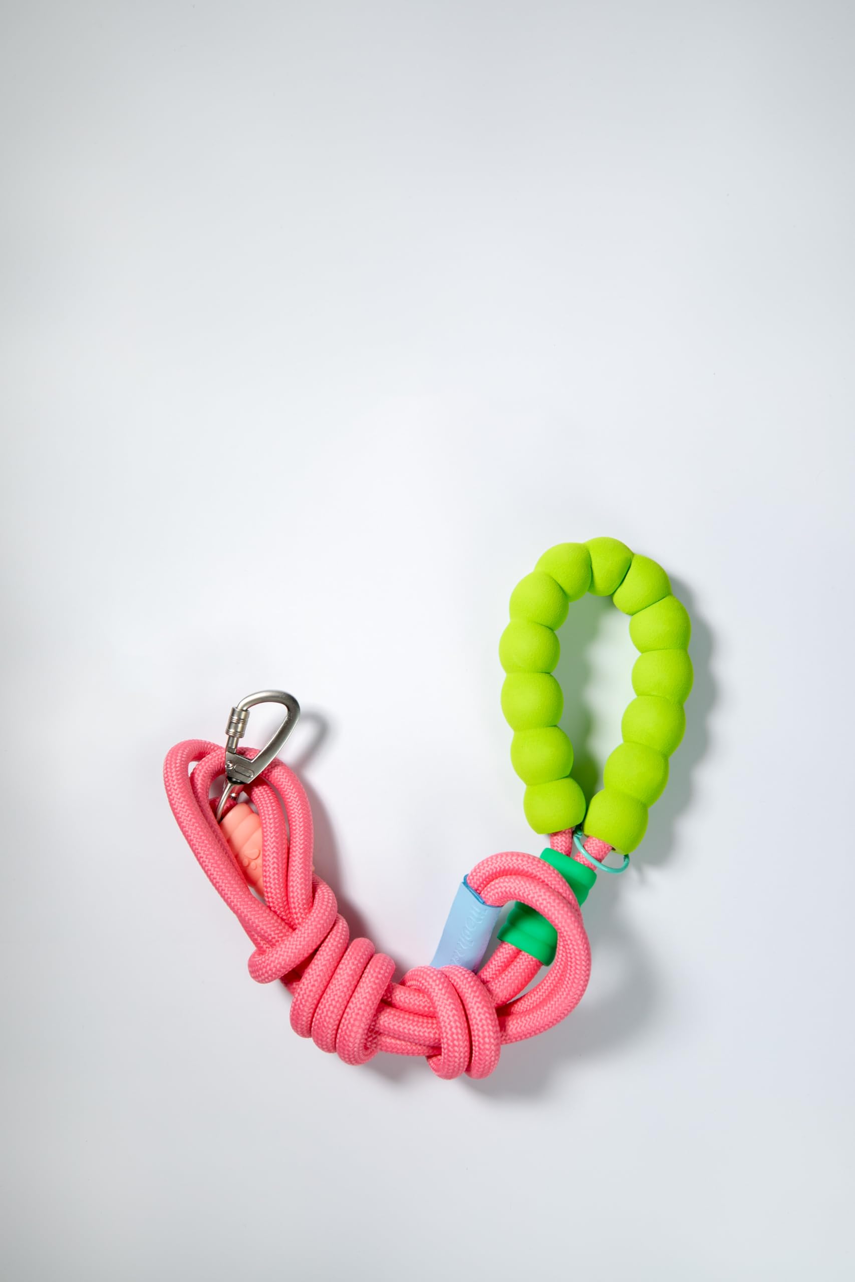 Guinzaglio per cani Dopamine Color – Mani libere (guinzaglio rosso con manico verde)
