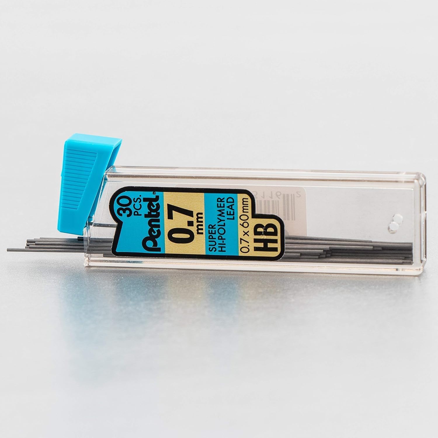 Pentel Super Hi-Polymer Lead Refills Value Pack (C257BPHB6), original version, 0.5/0.7mm- Pack of 2