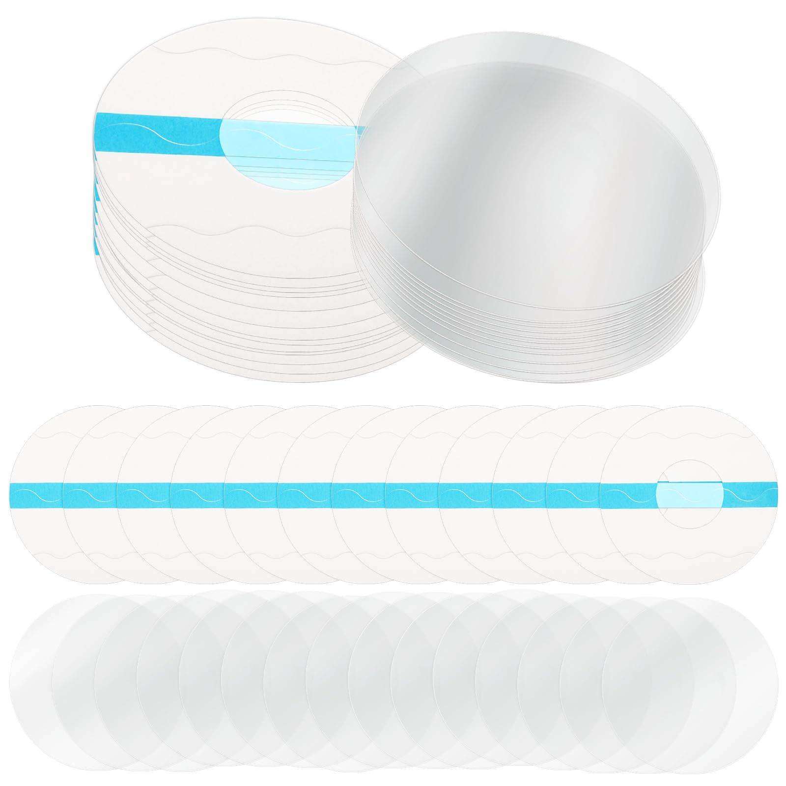 30 Stück Wasserfest Pflaster Klebepflaster für CGM Sensoren Schutz transparente Fixiertapes Hautfreundlich Wasserfest und Stark Haftend für Schwimm und Baden