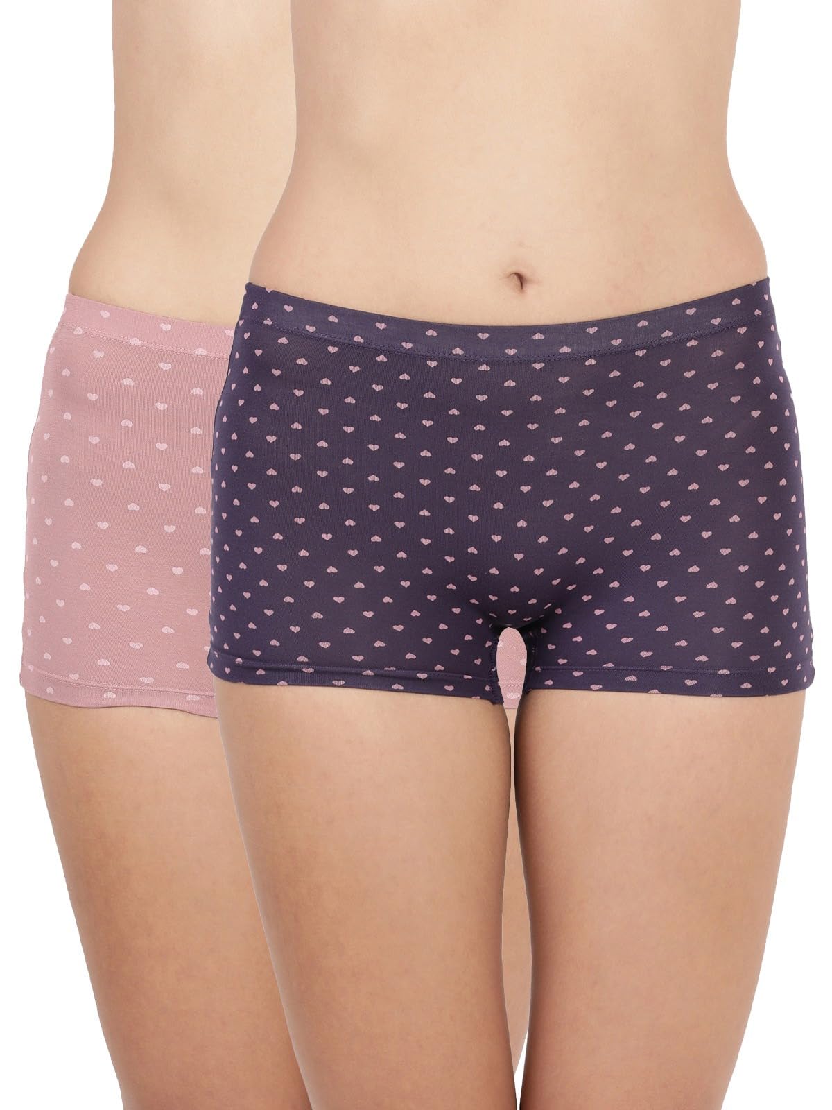 blossom Dew Shorts Women’s Stretchable & Breathable Modal Fabric,Mid-Rise Waist,Soft Inner Elastic,Longer Leg Anti-Chafing Fit,Boyshorts_Pack of 2-picture-39