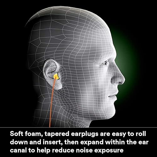 Miniatura 3 de Tapones para los oídos 3M de 200caja, E-A-Rsoft amarillo de neón 311-1252, con cable, desechable, espuma, NRR 33, taladrado, molienda, mecanizado,
