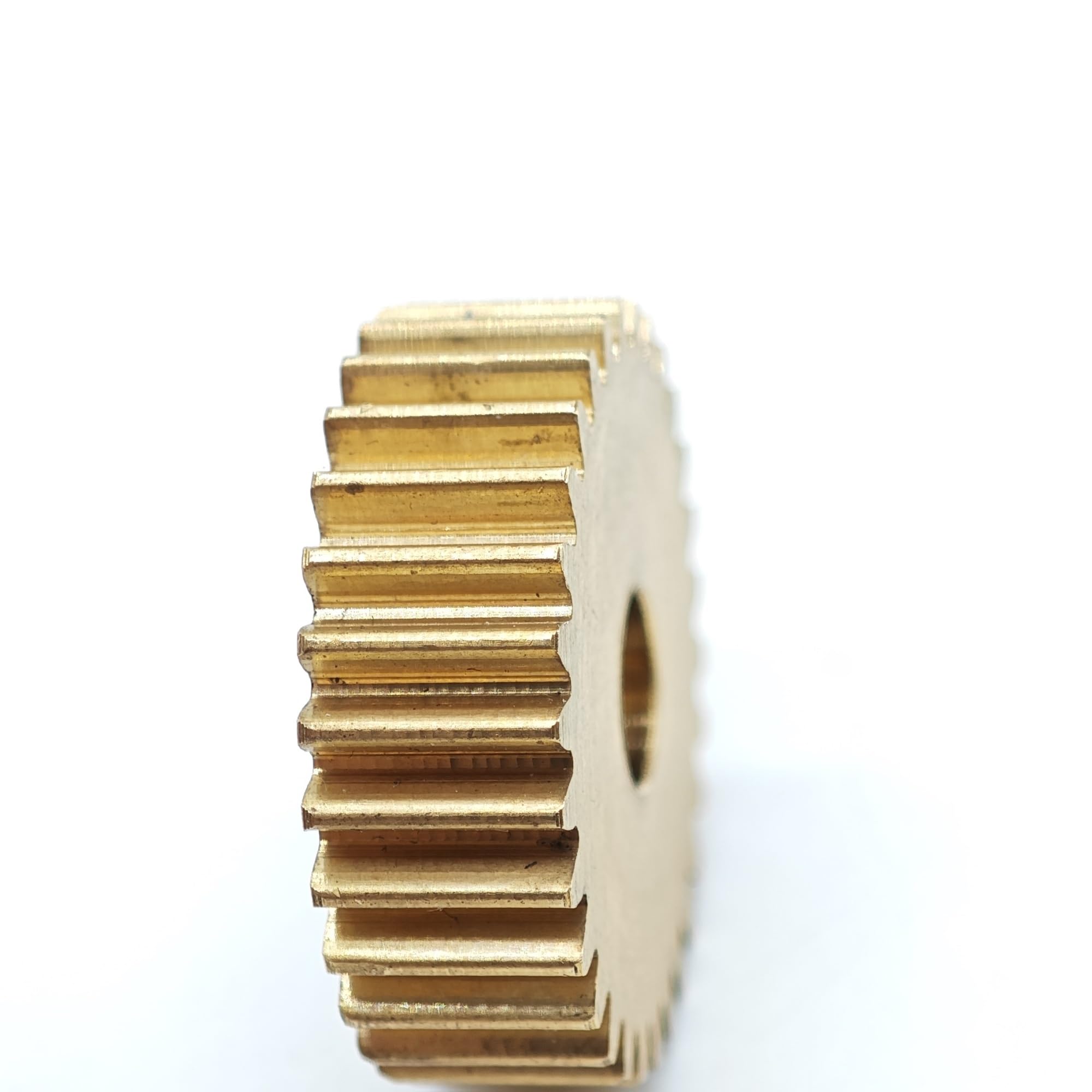 1-częściowa mosiężna zębatka czołowa - moduł 0,5, 72 zęby, średnica 37 mm, grubość 5 mm, do maszyn przemysłowych i majsterkowiczów(12mm bore)