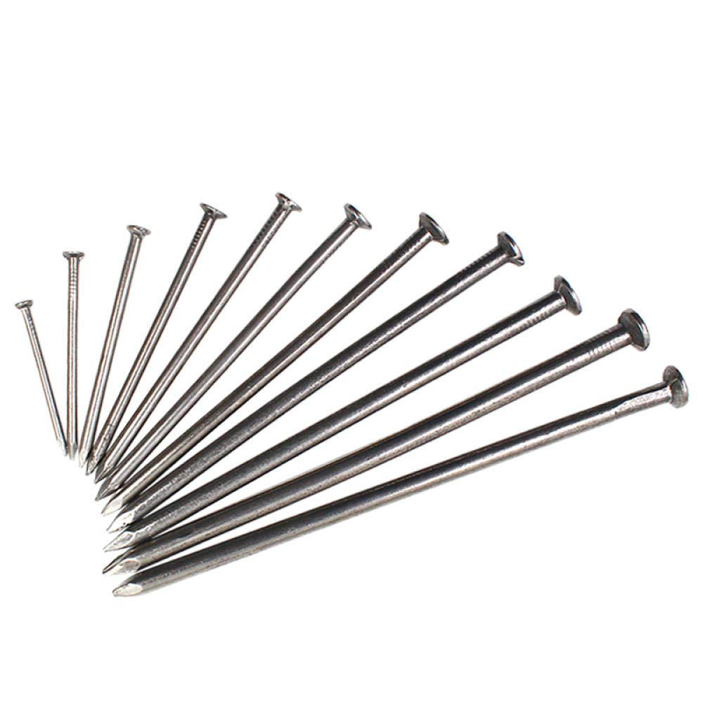 Clavos de ferretería, clavos de acero para ladrill Clavos de hierro, clavos madera for el hogar 3-8 cm, maciza 10-15 mm for carpintería, pequeños - 2 * 30 200