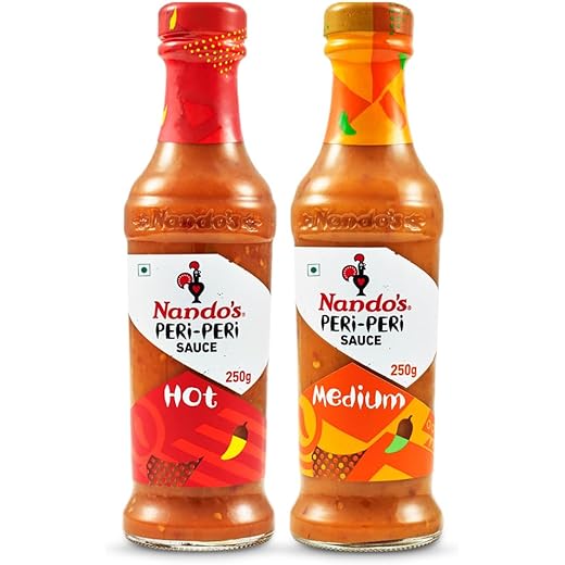 Nandos Peri Peri Chilli Sauce - Hot + Medium 250g