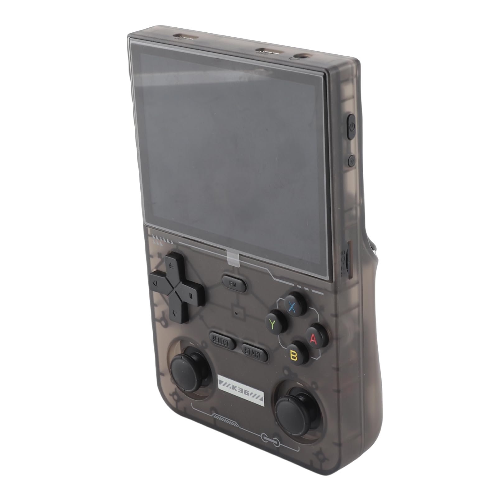 KUIDAMOS Console di Gioco Portatile Doppio Joystick 3D Schermo IPS da 3,5 Pollici Ad Alta Risoluzione per gli Appassionati di Giochi retrò Materiale ABSS (Nera)