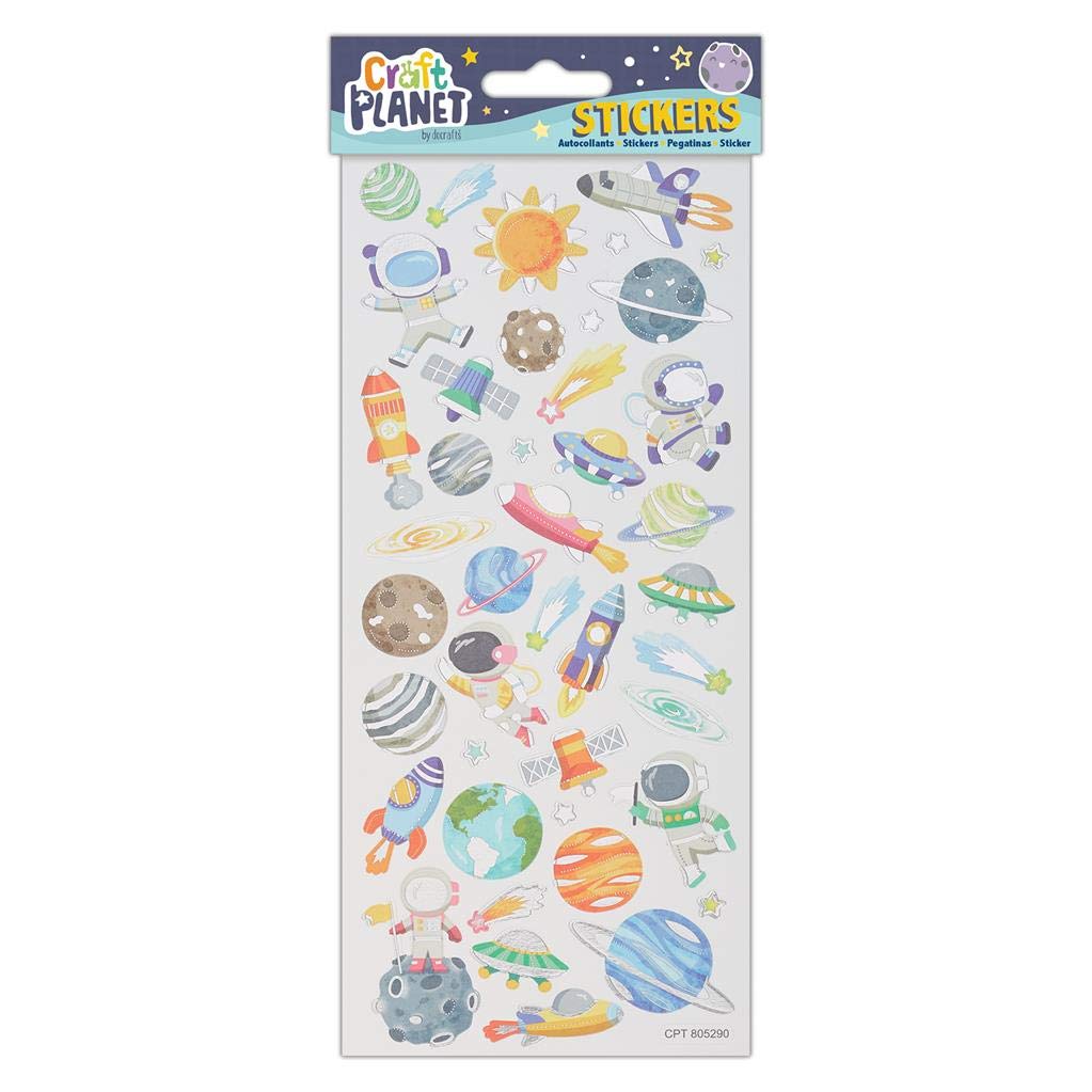 Étoiles Brillantes Scrapbooking Craft Planet - Vinyle Or Et Argent, 6 Mm, Pour Embellissement Cartes, Décorations