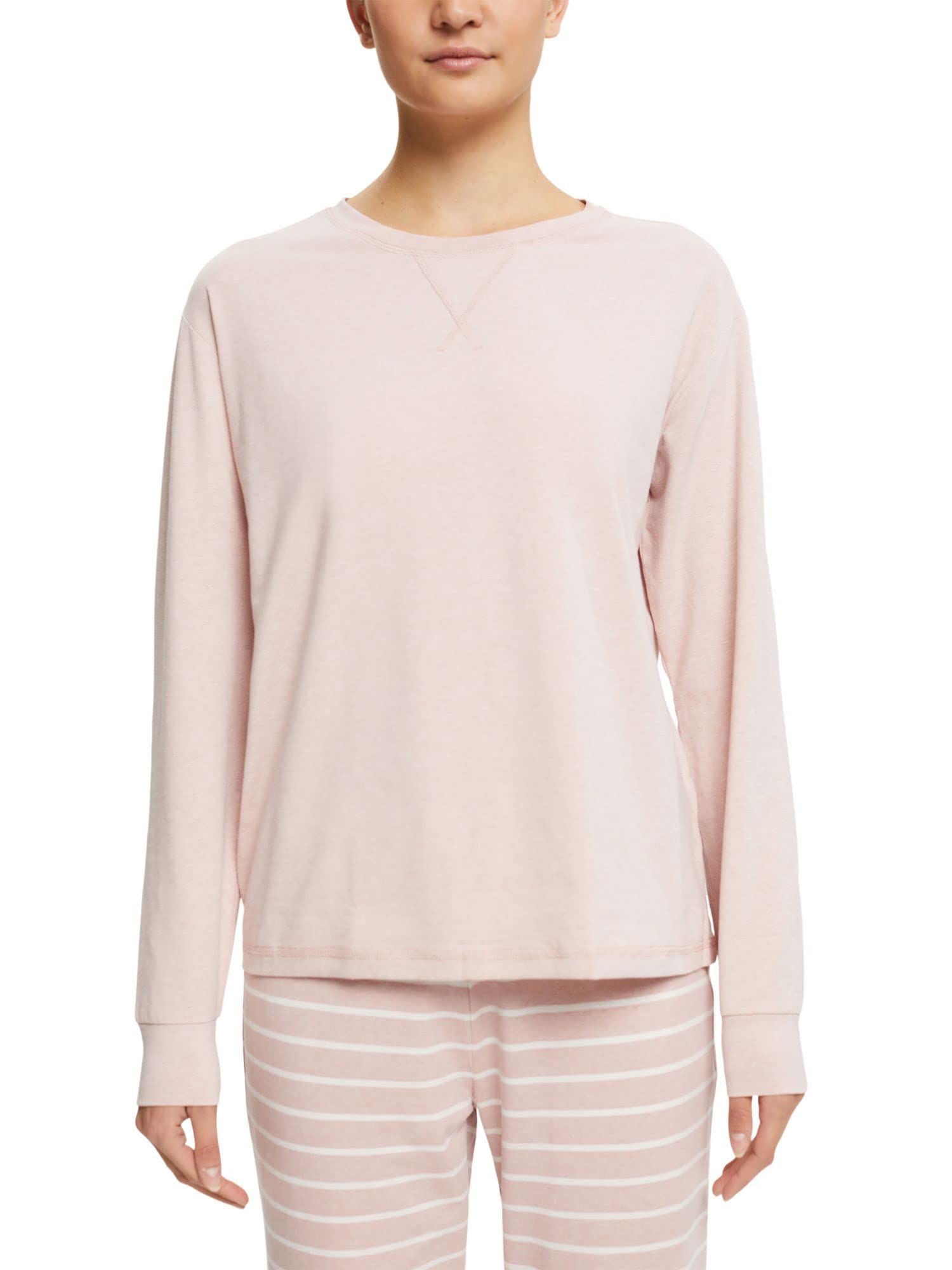 Esprit Women's Cosy Melange Sus Longsleeve Pajama Top
