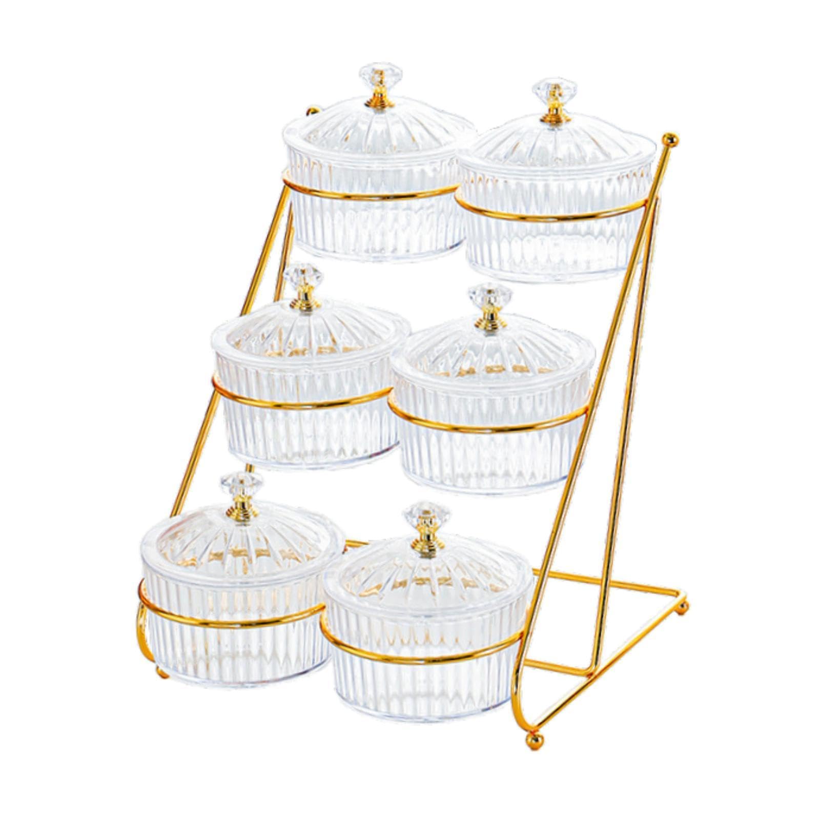 Ioensy Dried Fruits Tray Fruit Tray Platter Storage Container Fruit Bowls Appetizer Serving Tray Snack Plates for Appetizer Snack, Clear