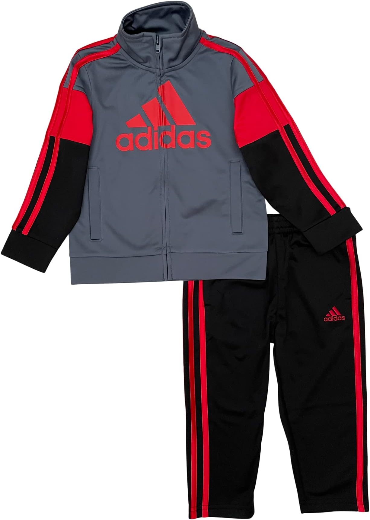 adidas red pants outfit