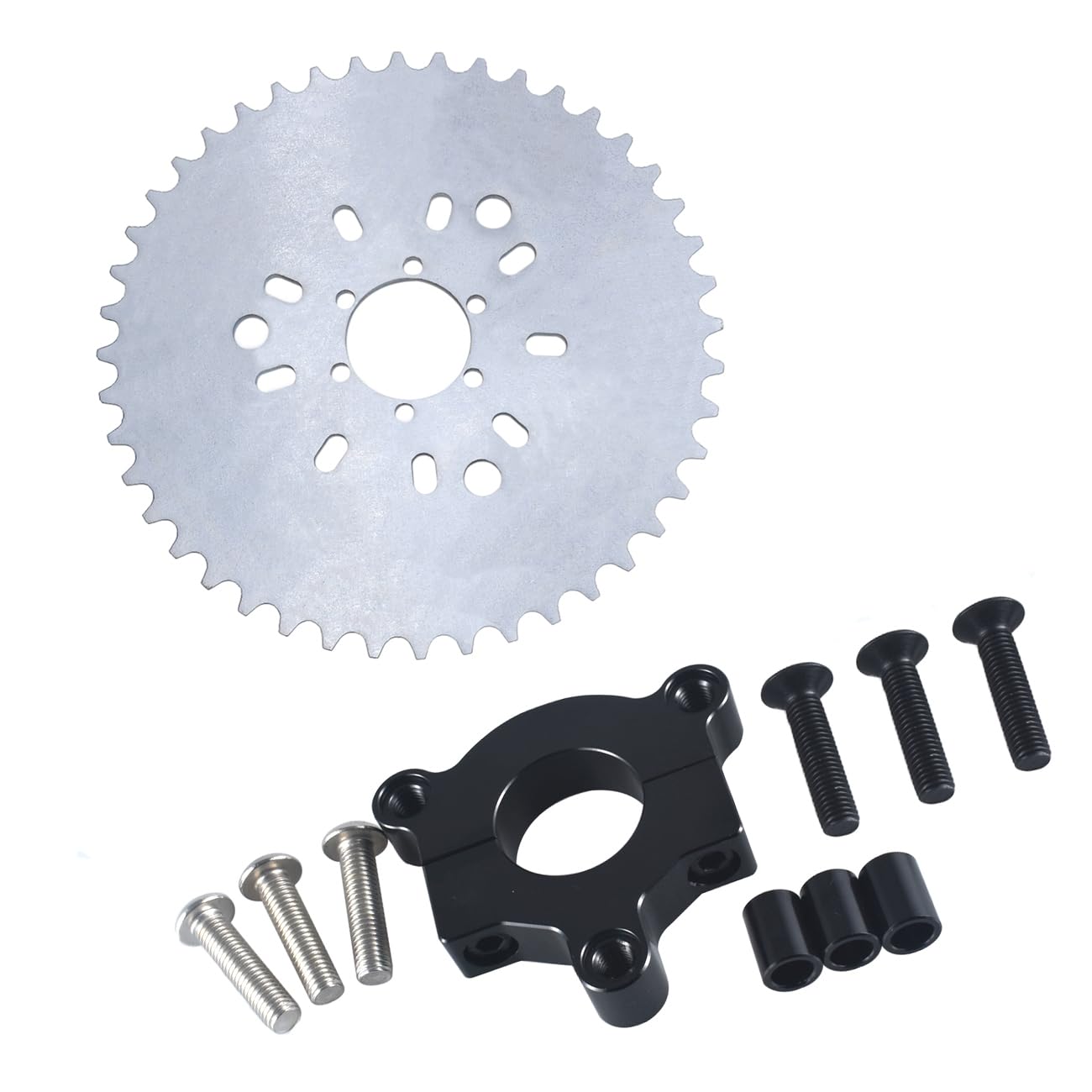 Adaptateur CNC Noir 38mm Pour Vélo Motorisé 49cc 50cc 66cc 80cc 2 Temps (neuf)
