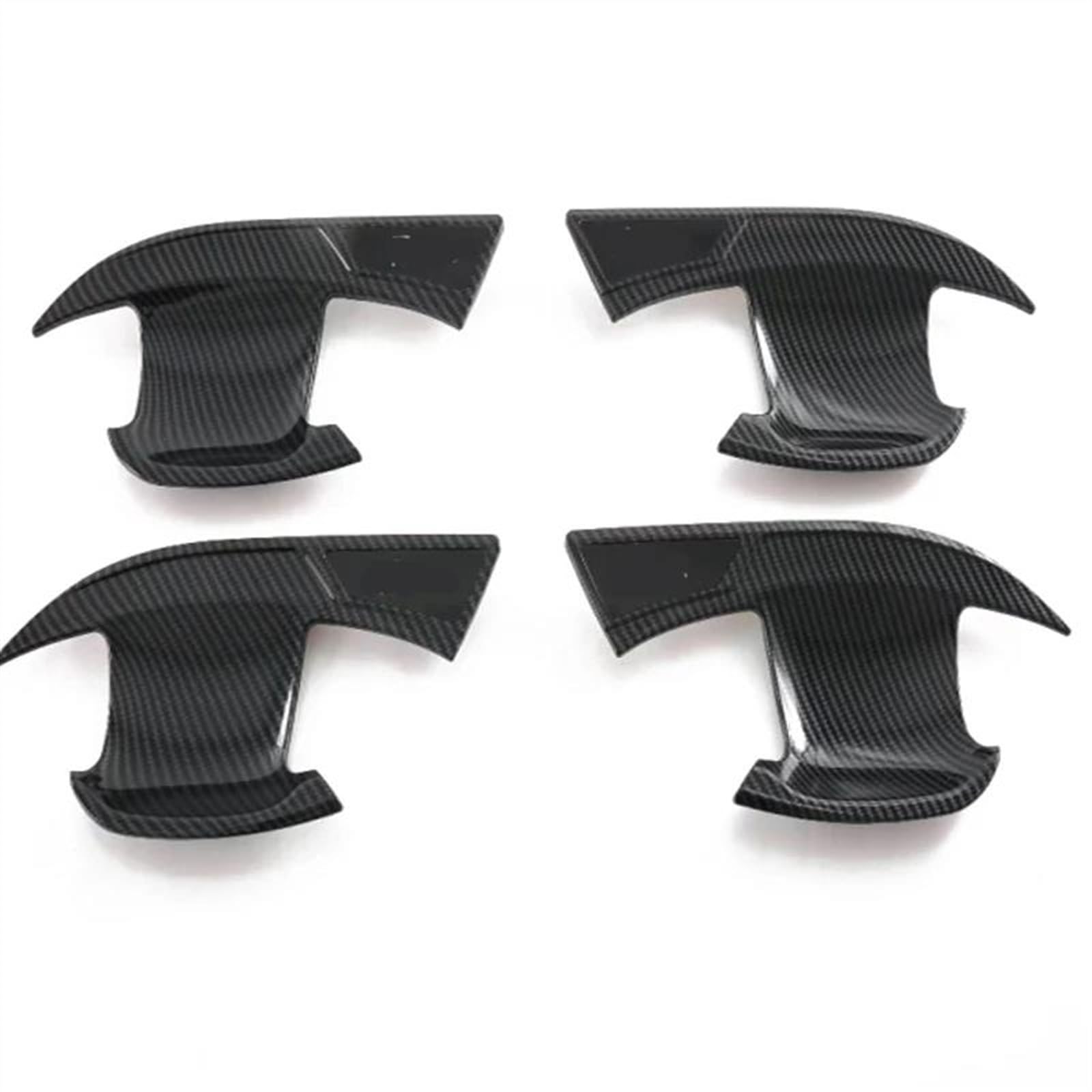 Kjhopy Carbonfiber 1 Car Accessories Exterior Door Handle Bowl Trim Cover Frame For Byd Yuan Plus Atto 3 2022 2023 Rhd Exterior Door Handle(Carbonfiber 1)