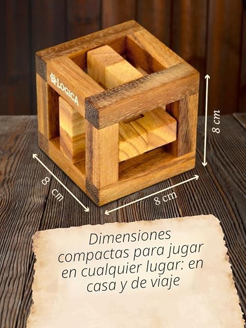 Foto 4 de 6 de Logica Juegos Art. Caza Royale - Rompecabezas 3D de Madera Preciosa - Dificultad 5/6 Increíble