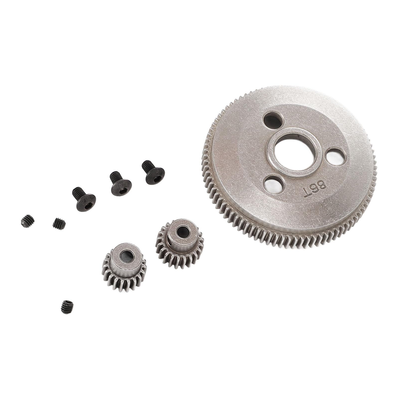 48P 86T Spur Gear, Low Noise Metal Spur Gear for Slash 1/10