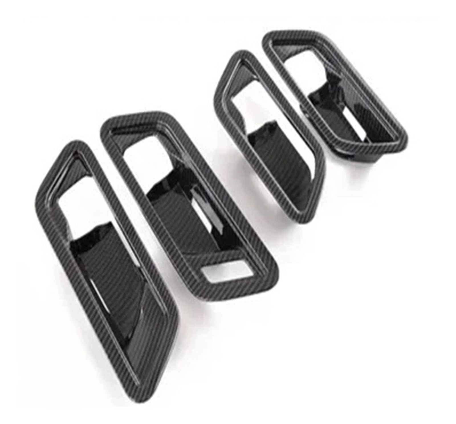 Car Carbon Fiber Interior Sticker Steering Gear Shift Radio Door Panel Console for Toyota for Bz4x 2022 2023 Car Interior Frame(Inner Door Bowl Cove)