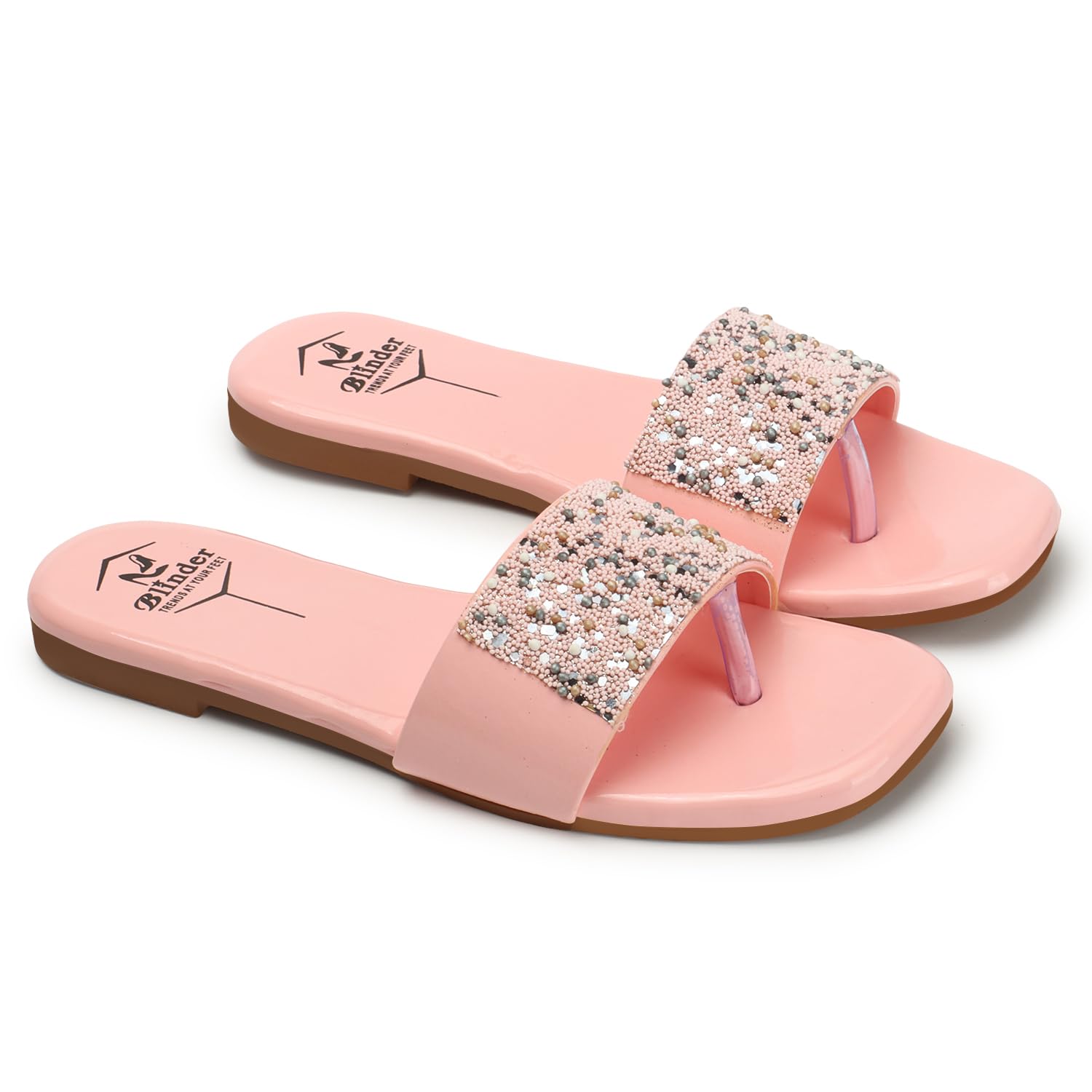 Blinder Peach Womens Fancy Slipon Sandal slipper (B0CG9DLP4J) Amazon Price History, Amazon Price Tracker