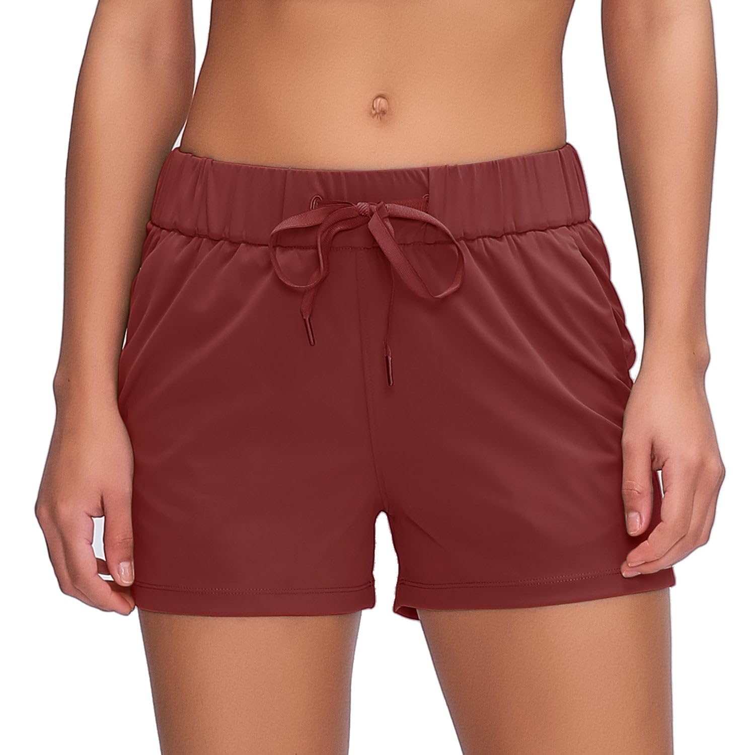 Willit Womens Athletic Hiking Running Shorts for Women Yoga Workout Gym Quick Dry Shorts with Pockets 2.5”