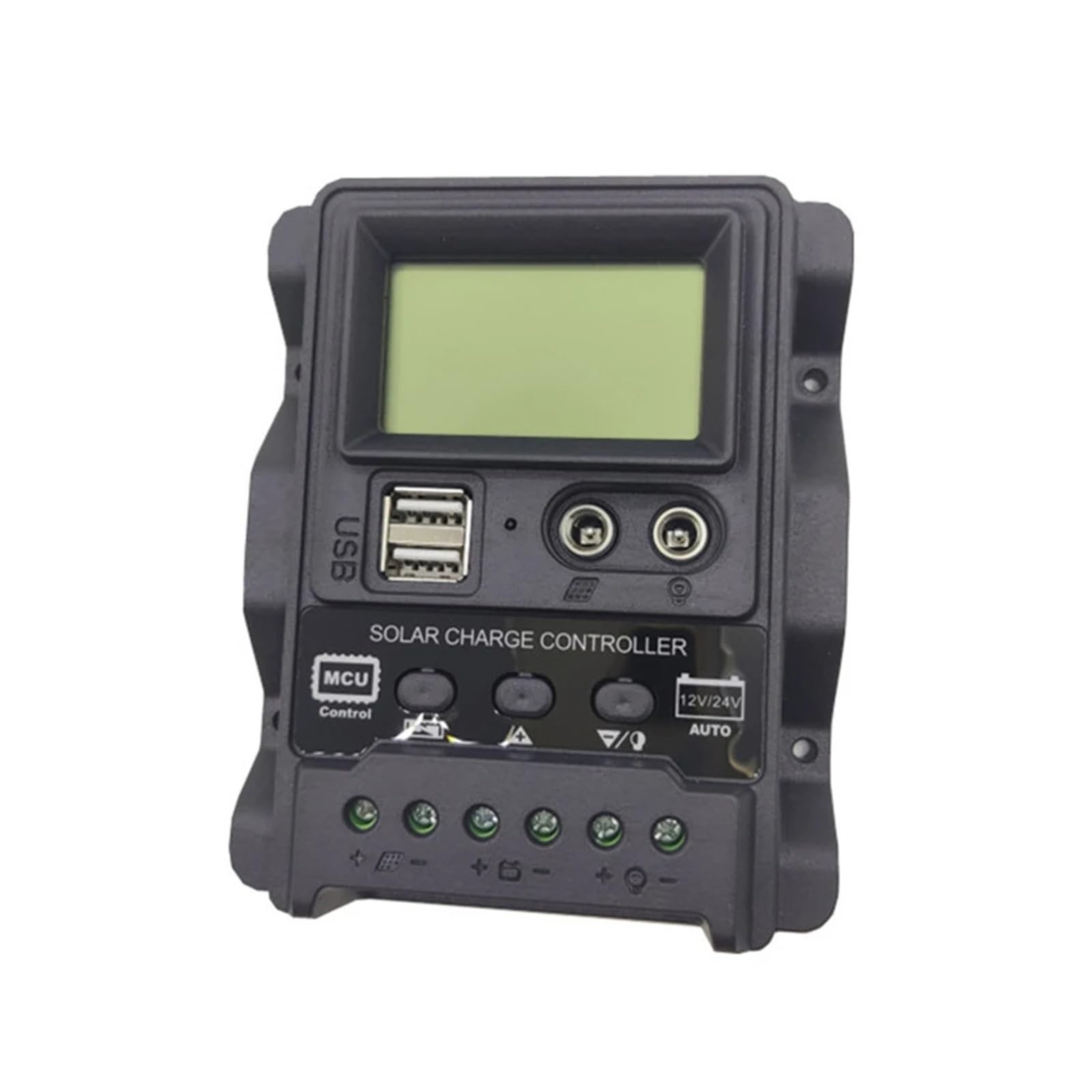 Régulateur chargeur panneau cellules solaires 12V/24V avec double sortie DC performante