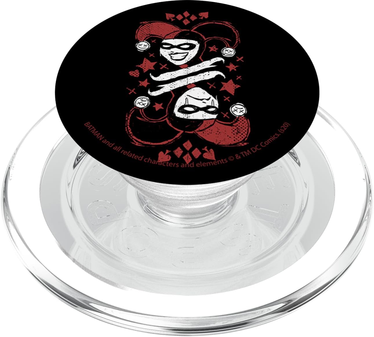 DC Comics Fan Art Harley Quinn Card Art PopSockets MagSafe PopGrip for iPhone