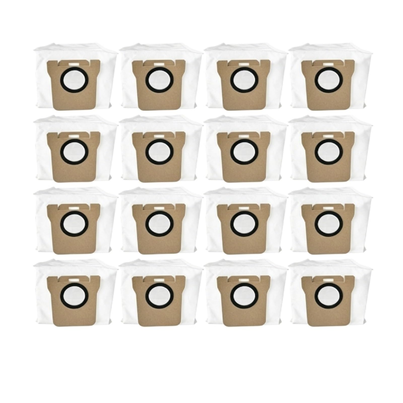NKTFKQZJZ Compatible For JONR P20 Pro. Robot Vacuum Cleaner Accessories Dust Bag Spare Parts Kit.(16pcs)