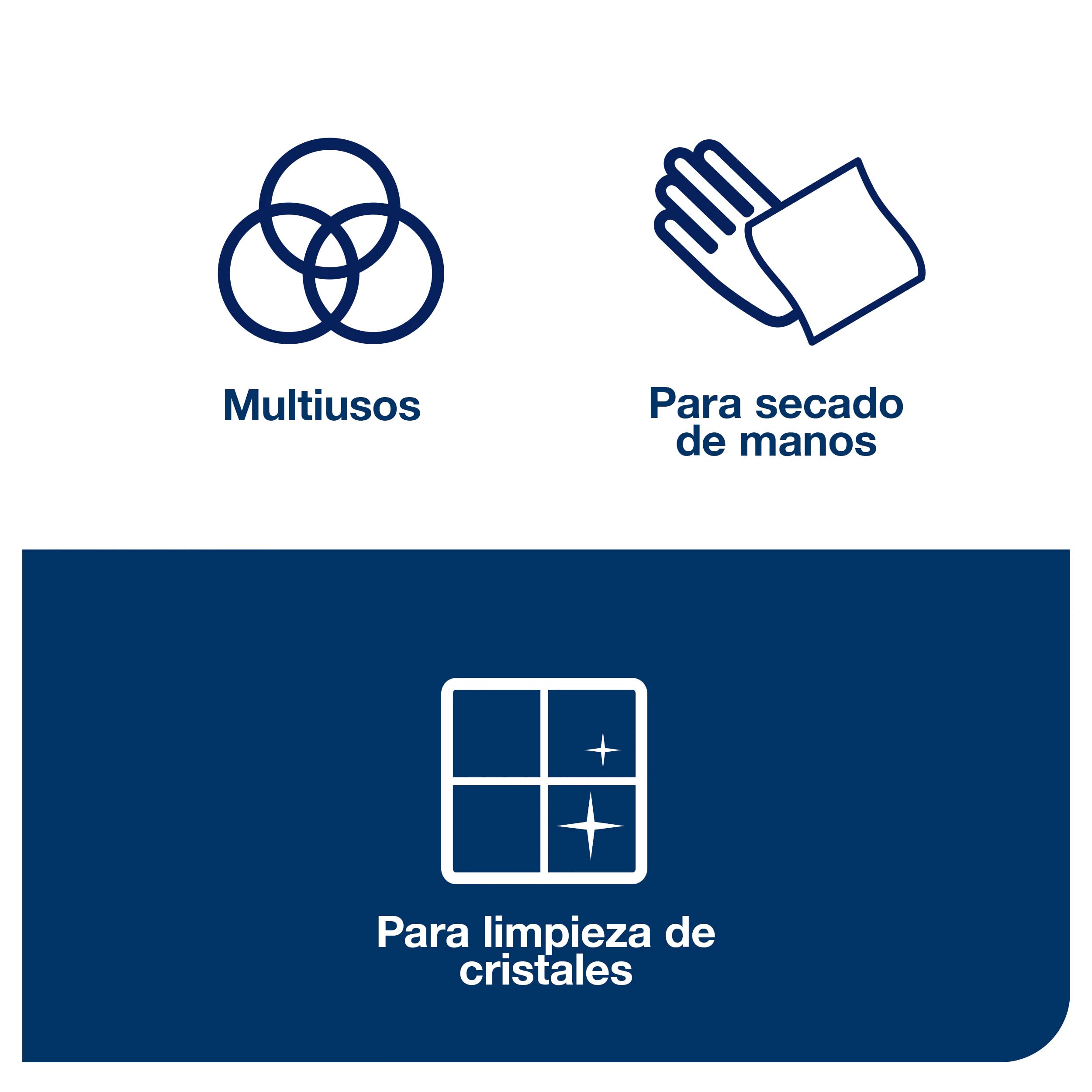 Tork 101240 Papel de secado multiuso extra Advanced de 2 capas compatible con el sistema de alimentación central grande M2,Blancoo, 6 rollos x 160m
