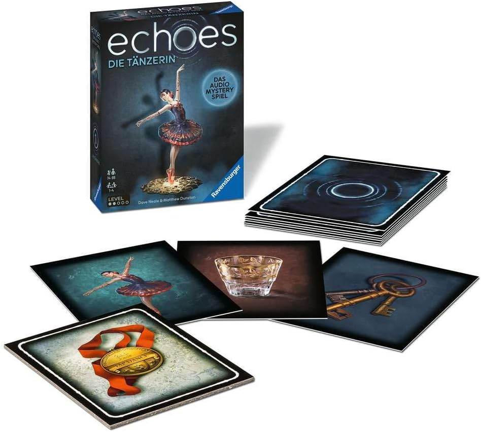Ravensburger 20812 Echoes The Dancer - Audio Mystery Game from 14 Years, Experience Game **Recommendation List 2022 Game of The Year**, White