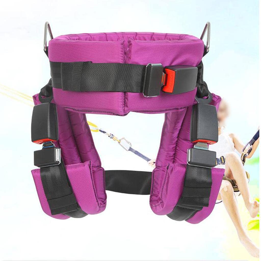 Geschützter Nylon Bungee Trampolingurt für Kinder, Lila S