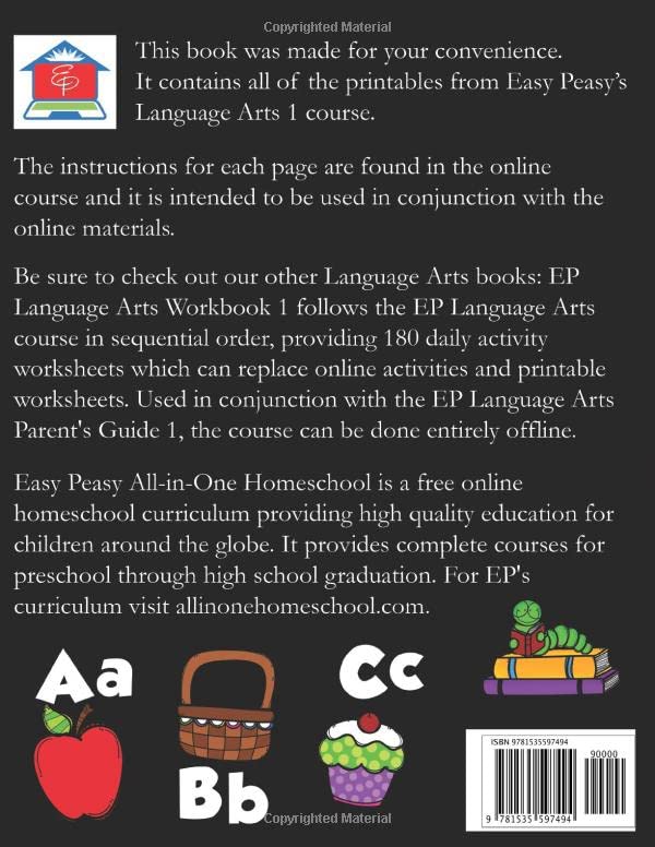 EP Language Arts 1 Printables - Image 2