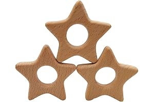 Charming Starry Teethers: A Symphony of Sensory Delights for Teething Tots