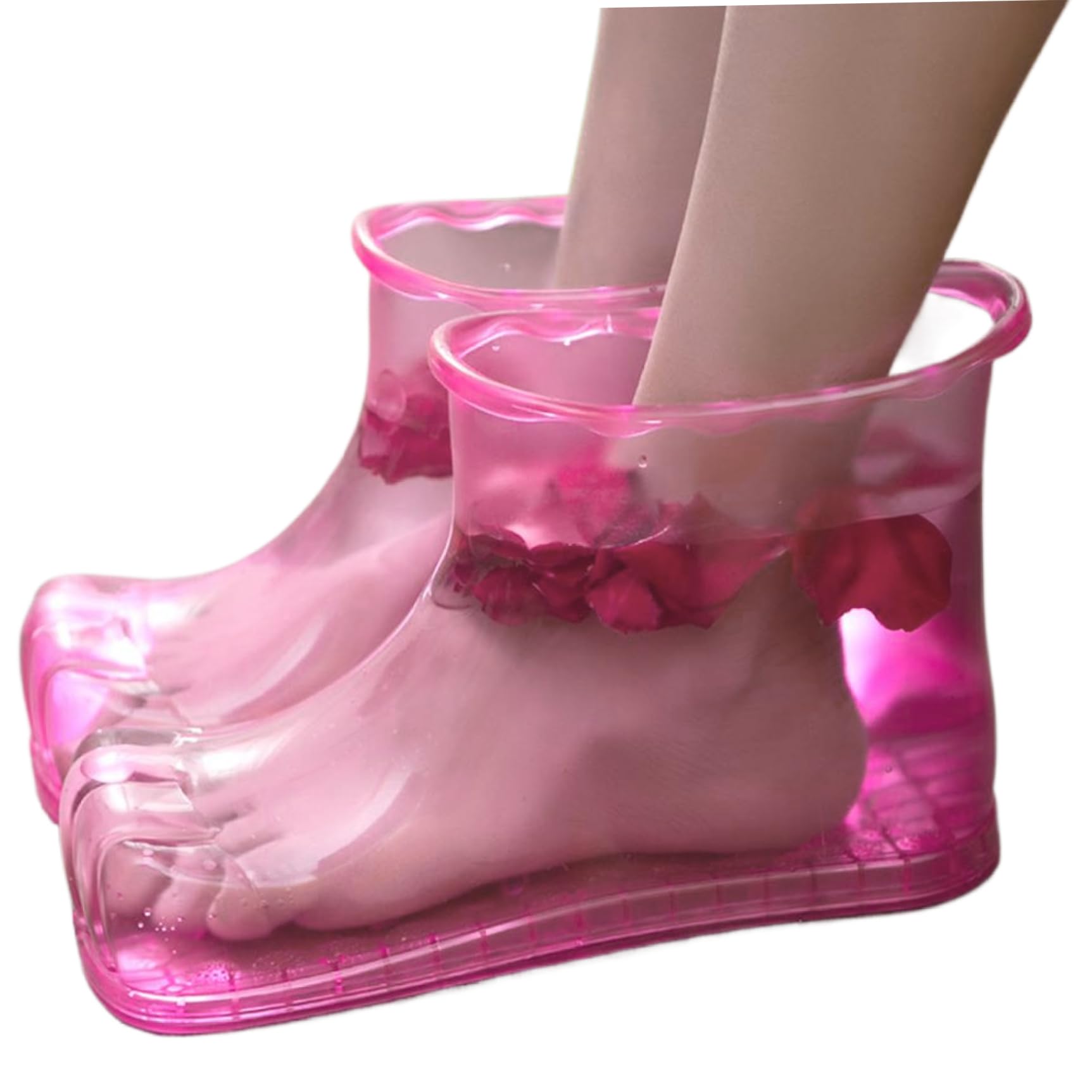 Bassin du pied pour tremper les pieds couverture complète des chaussures de bain à pied avec des points de massage faciles à utiliser le trempage portable pour se relaxer et auto-soif ..