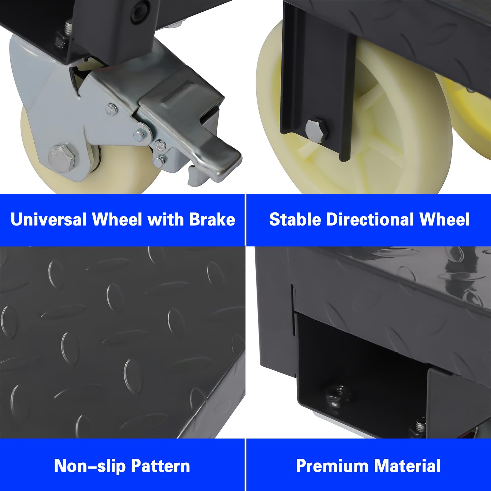 Snapklik.com : U-Boat Steel Cart, 60 L X 52 H 2000lbs Capacity Heavy ...