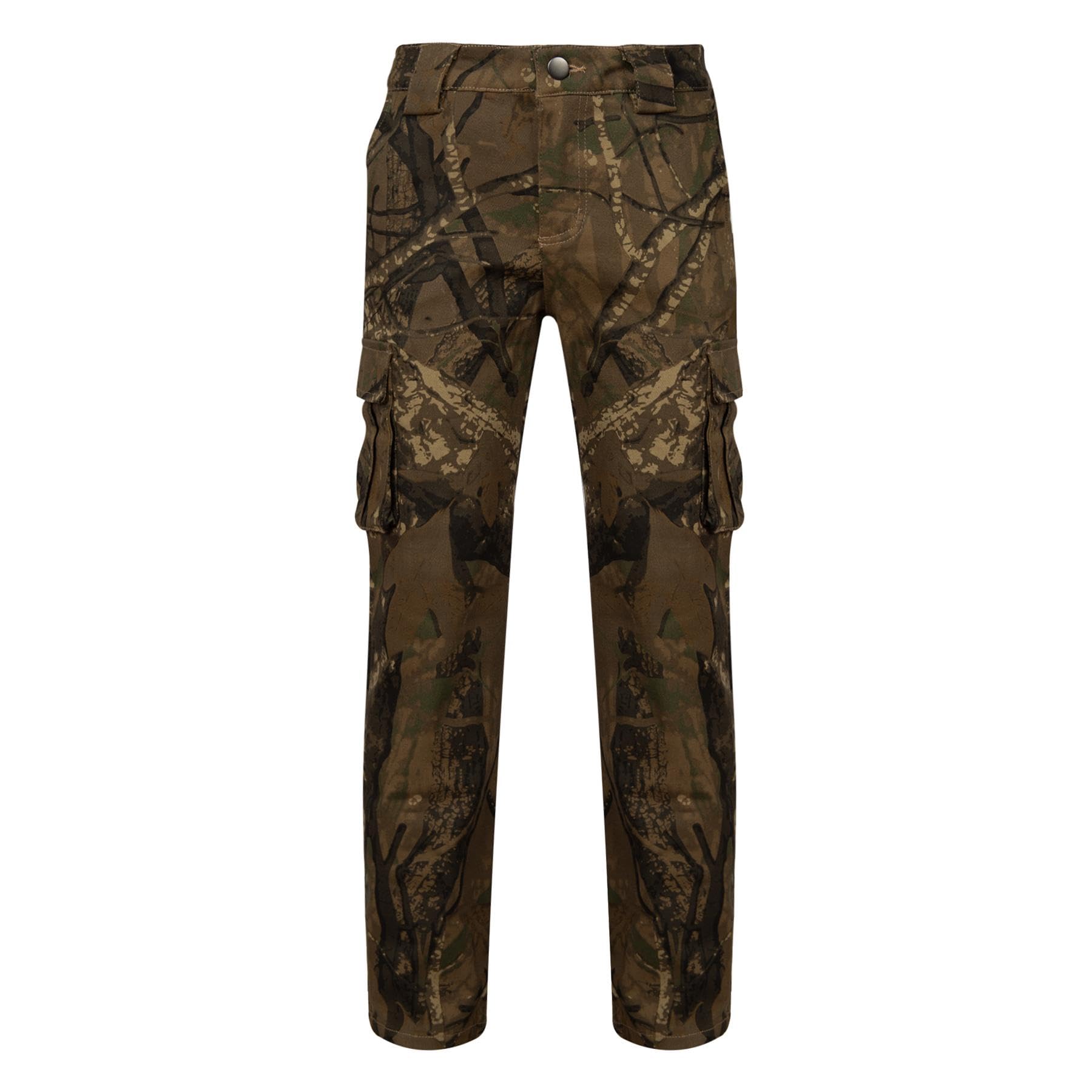 A2Z 4 Kids Pantaloni cargo mimetici da bambino, stile militare, con tasche e chiusura con zip/bottone, ideali per scuola, giochi estivi, escursioni e divertimento all'aperto, età da 6 a 14 anni
