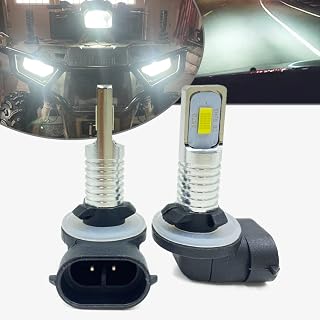 Polaris Headlight Bulbs,881 LED Fog Headlight Bulbs for Polaris RZR Ranger 500 570,Sportsman 700 800,6500 Cool White#4010253(Pack of 2)