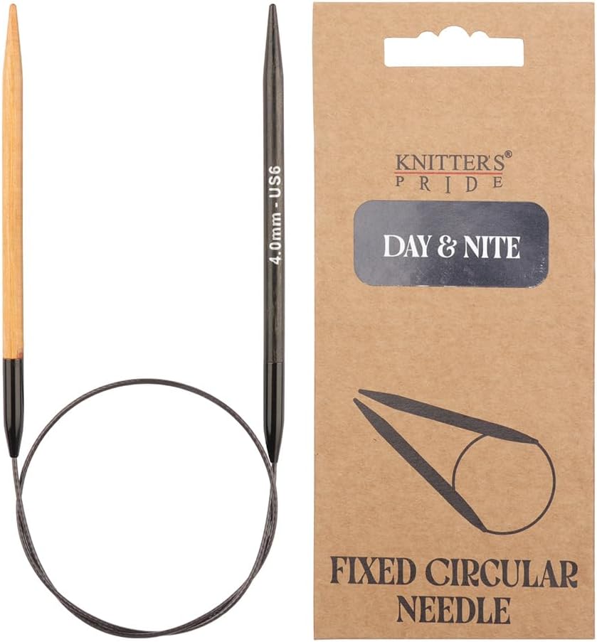 Knitter’s Pride Day & Nite Fixed Circular Needles 10"" (25cm) – US Size 6 (4mm)
