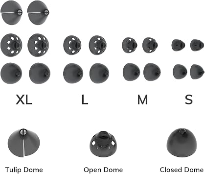 Hearing Aid Ear Tips Silicone Earplug Domes 9 Pairs
