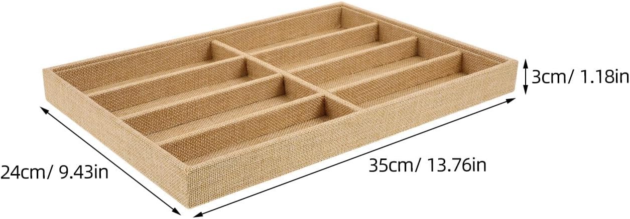 Sunglasses Organizer Tray 8 Grid Sunglass Organizer Velvet Tray Yellow Stackable Glasses Display Case for Women Glasses Jewelry Display Watch 13.78" x 9.45"
