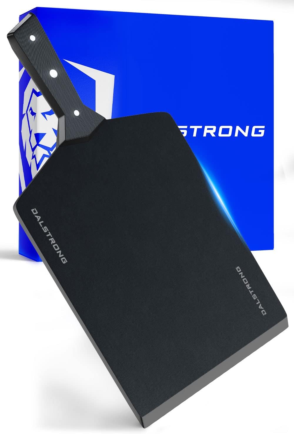 Dalstrong Cutting & Serving Board-Giftable Black Wood-Fibre Cutting Board-Non-Slip Feet-The Infinity Series-G10 Handle-Obsidian Black-Medium Size (9" x 11")