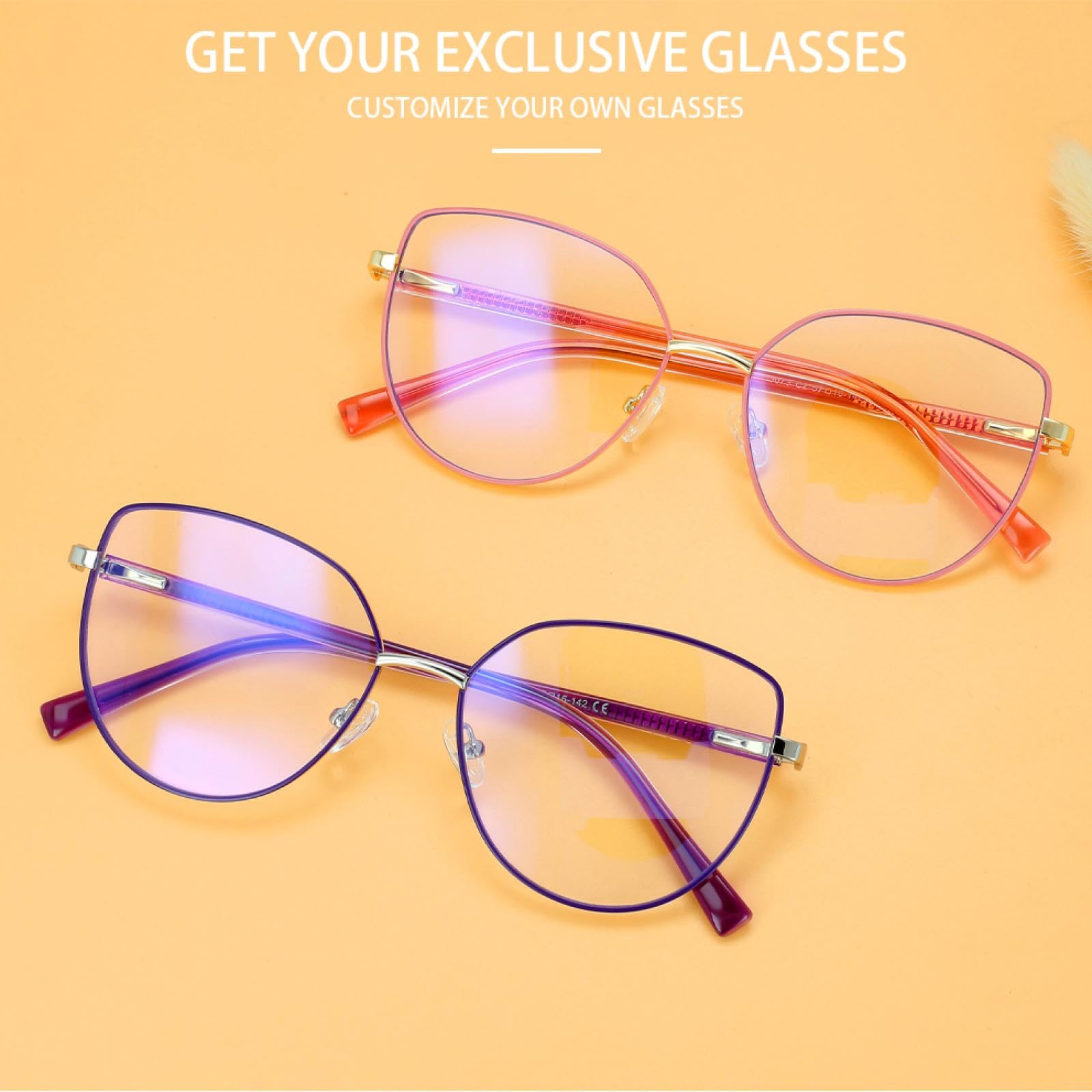 Gafas de Metal para Mujer de Moda
