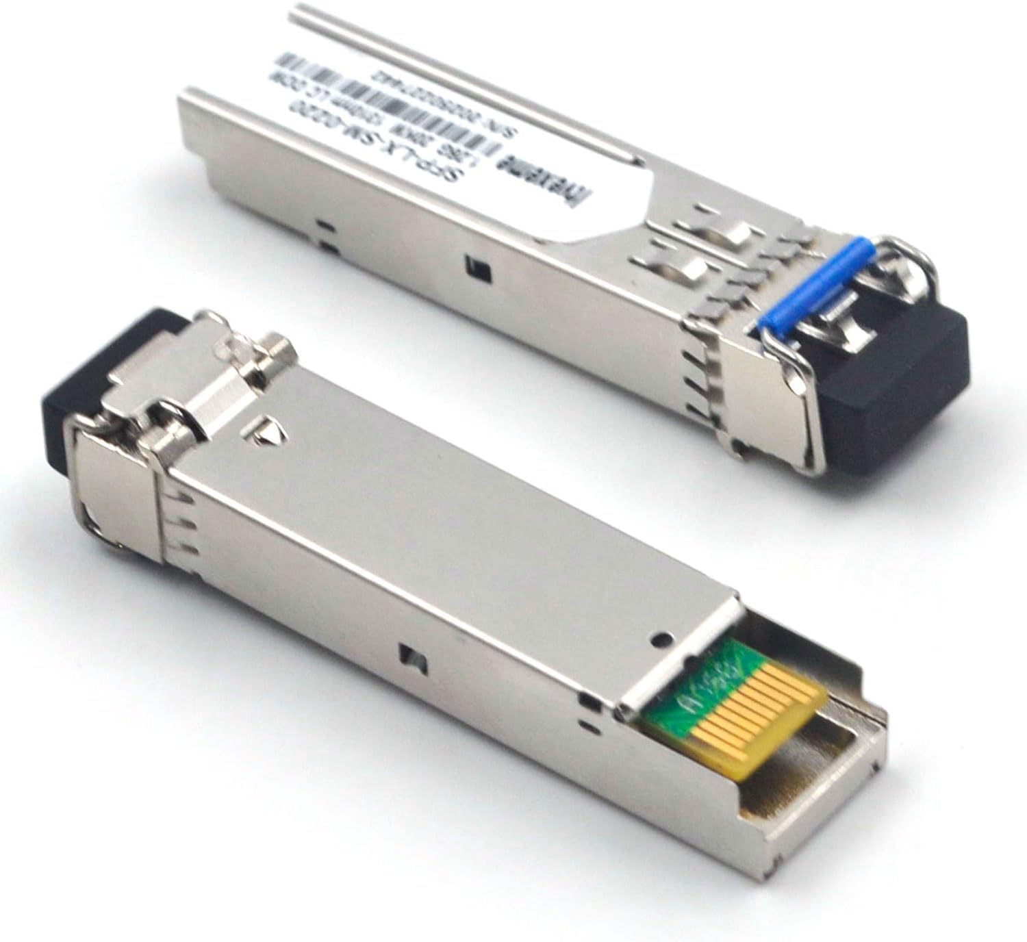 10 Pack 1.25G SFP Network Transceiver Module, 1000Base-LX Single Mode, 1310nm SMF, 20km, for Router, Network Card, Switch, Firewall etc