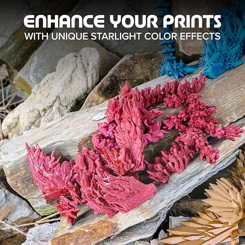Image of Polymaker Panchroma Starlight PLA Filament 1.75mm for 3D Printing, Mars | Neatly Wound, Starry Sky PLA 1kg, Easy Print & Smooth Feeding, Compatible with Bambu Lab & Most 3D Printers