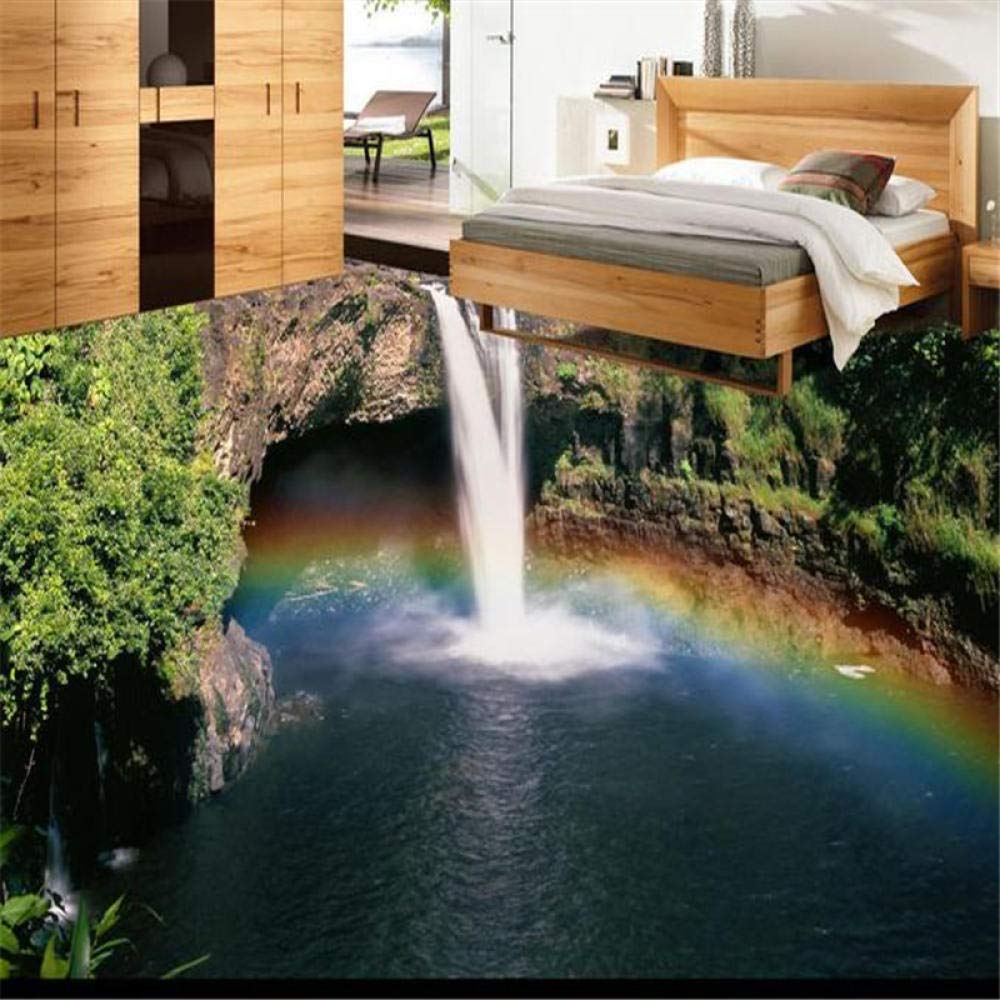 Stickers muraux 3D arc-en-ciel étanches pour décoration de maison en taille grand format 300x210 cm